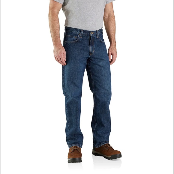 Carhartt Other - Carhartt Men's Relaxed Fit Straight Leg Jeans Rugged Flex Color Superior 33x32